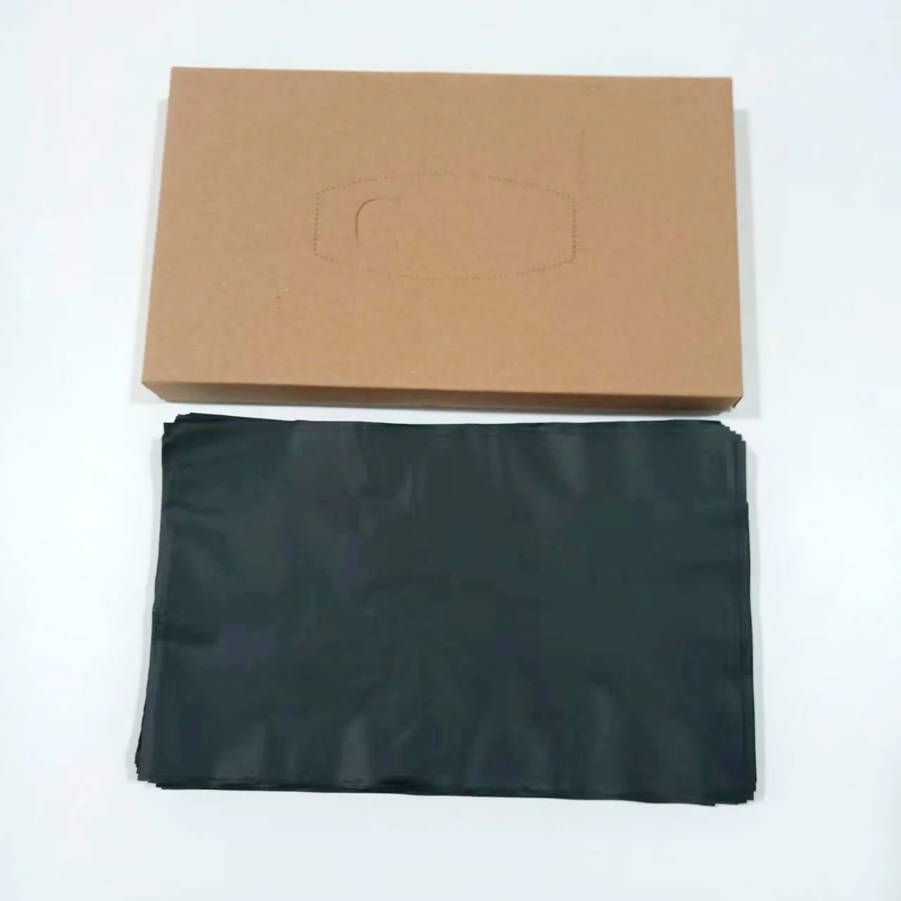 Flaschentüten Bio Plastik Schwarz