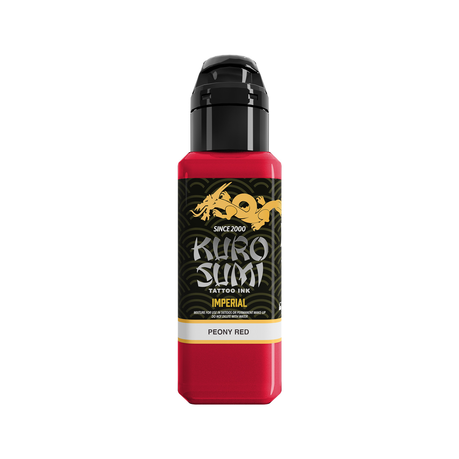 Kuro Sumi Peony Red
